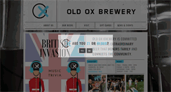 Desktop Screenshot of oldoxbrewery.com